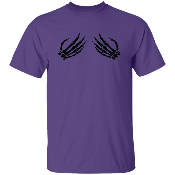 Skeleton Boob Hand T-Shirt