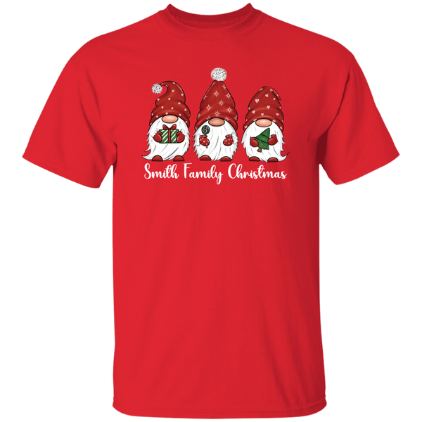 Custom Gnome Family Christmas Shirts