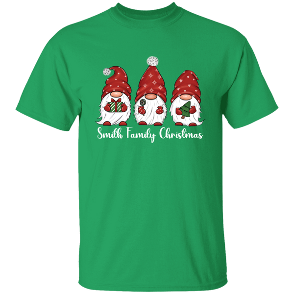 Custom Gnome Family Christmas Shirts