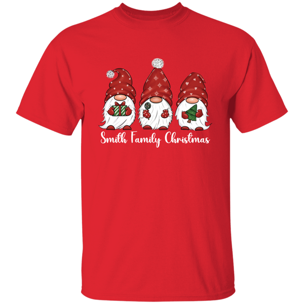 Custom Gnome Family Christmas Shirts