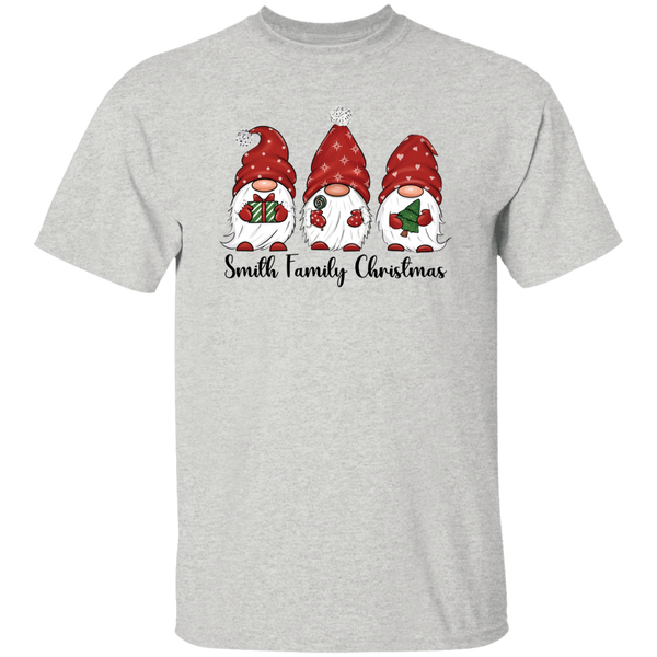 Custom Gnome Family Christmas Shirts