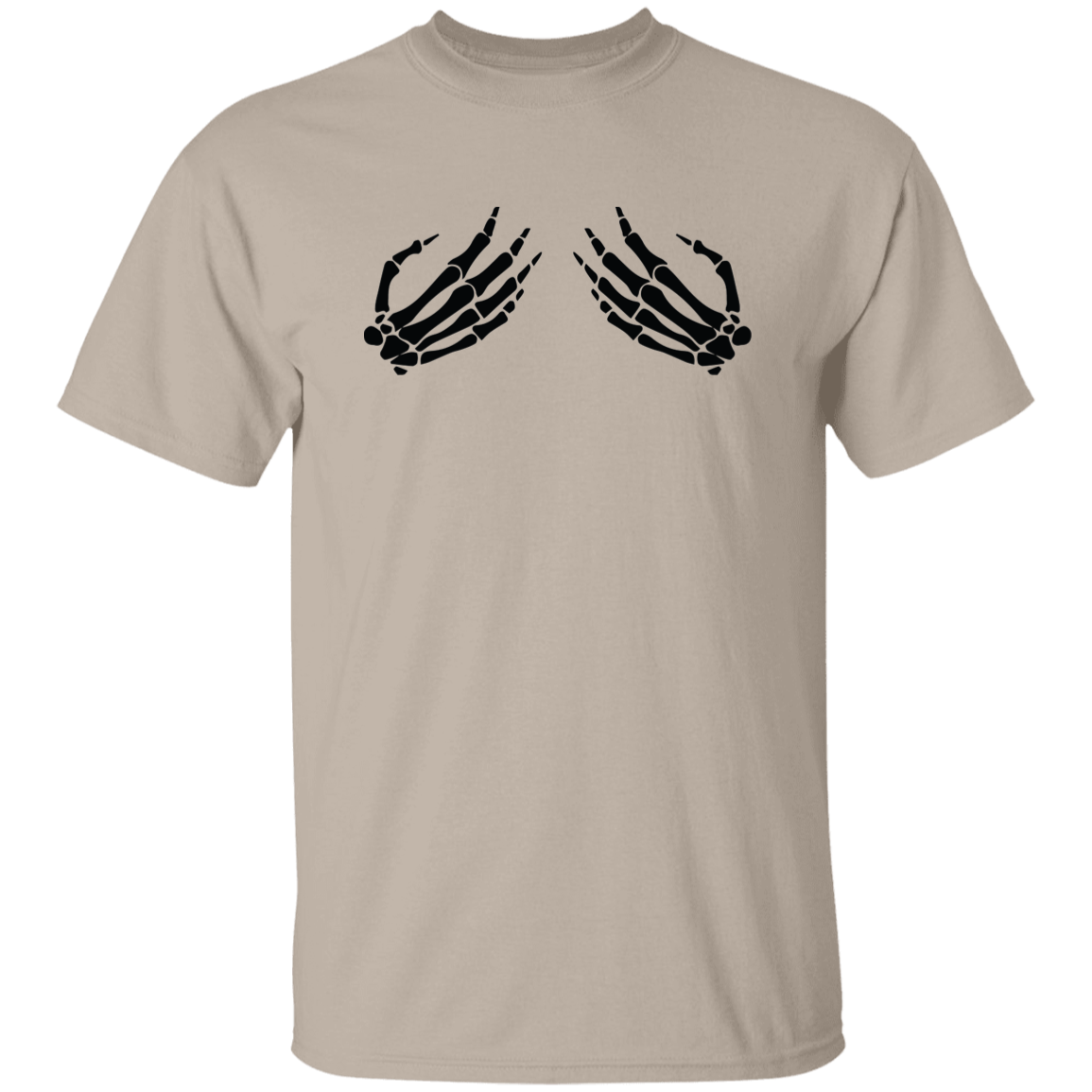 Skeleton Boob Hand T-Shirt