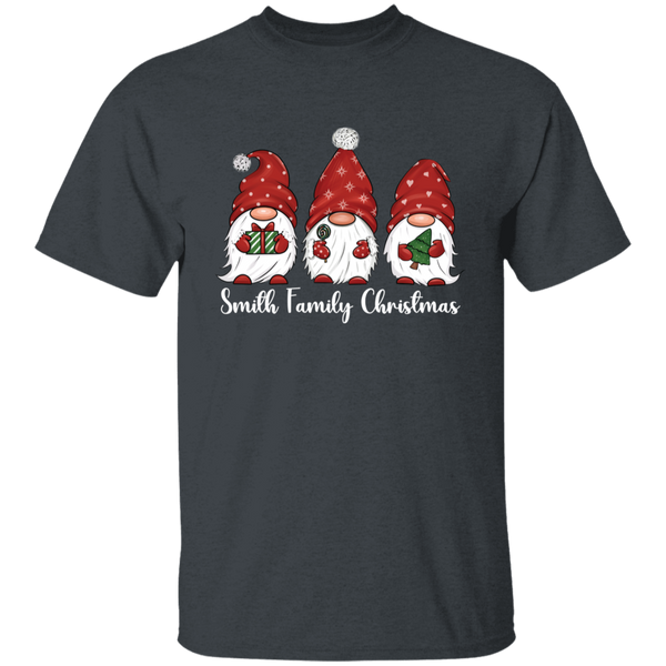 Custom Gnome Family Christmas Shirts