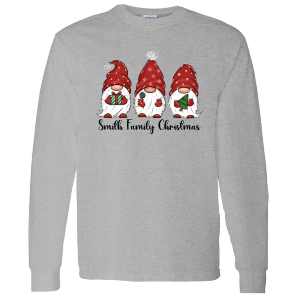 Custom Gnome Family Christmas Shirts