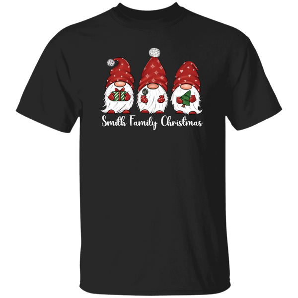 Custom Gnome Family Christmas Shirts