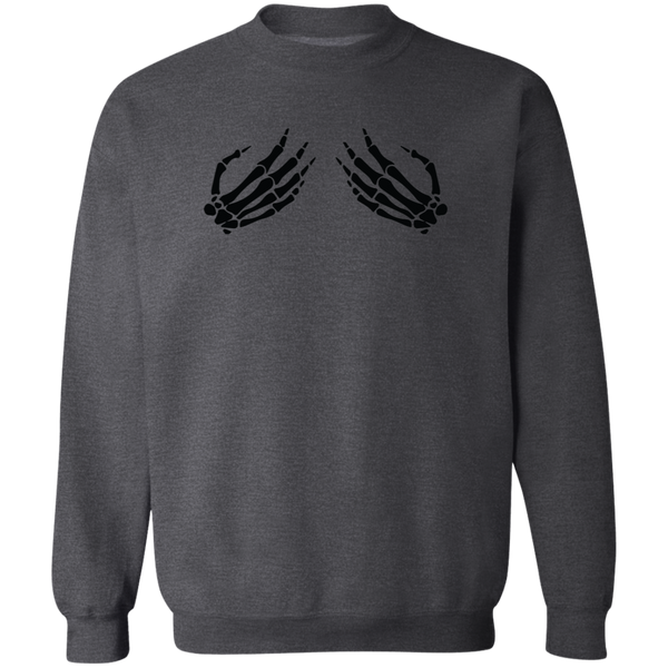 Skeleton Boob Hand Sweatshirt