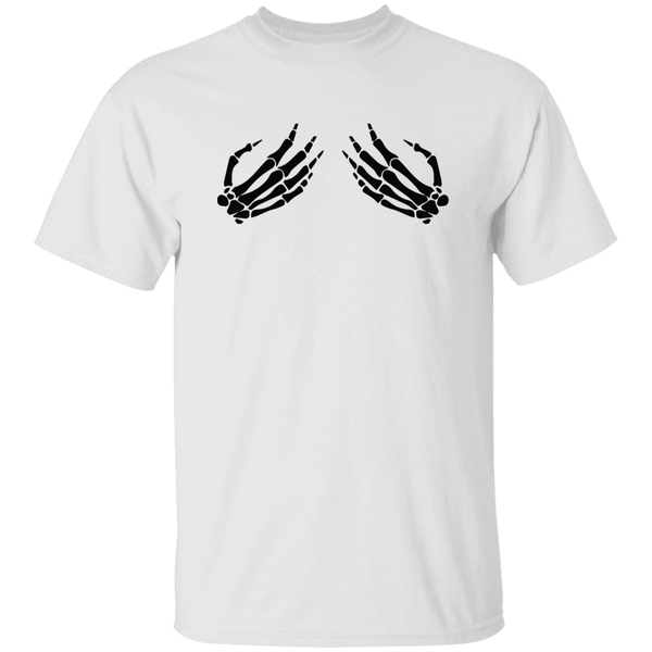 Skeleton Boob Hand T-Shirt