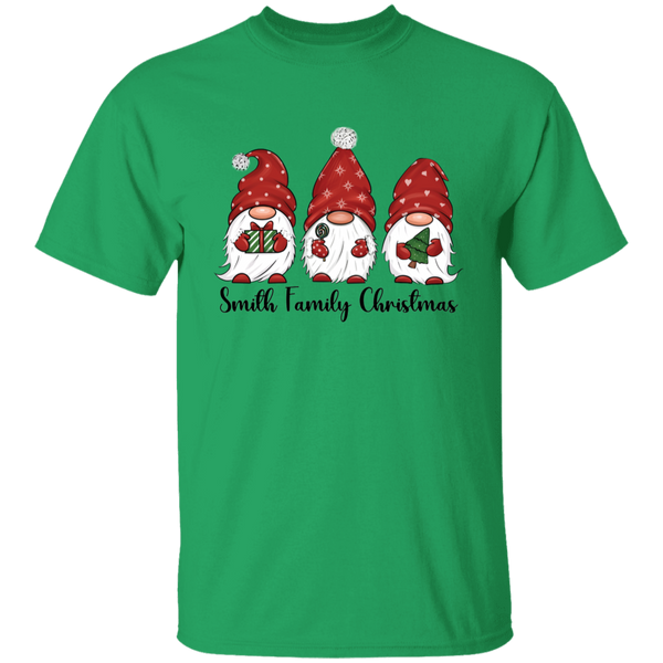 Custom Gnome Family Christmas Shirts