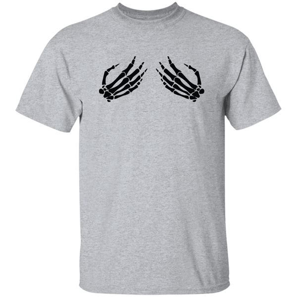 Skeleton Boob Hand T-Shirt