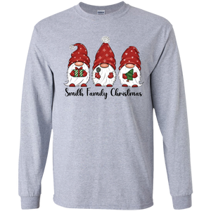 Custom Gnome Family Christmas Shirts