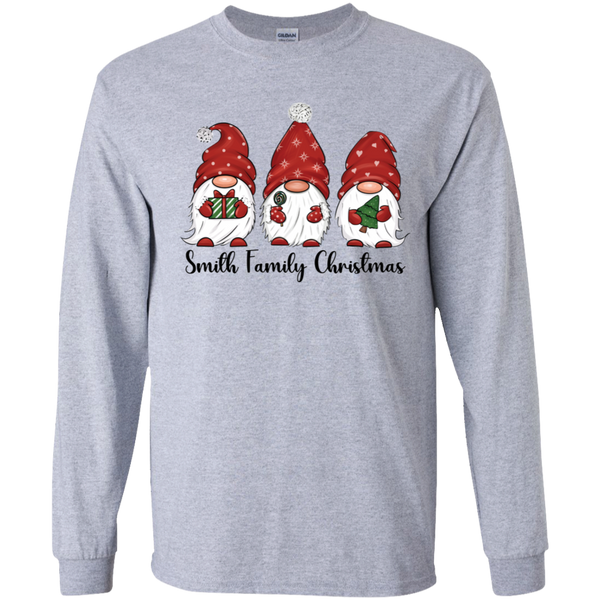 Custom Gnome Family Christmas Shirts