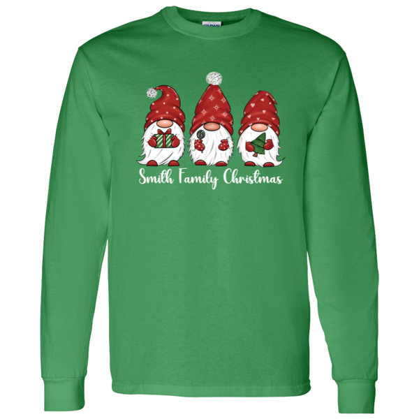 Custom Gnome Family Christmas Shirts