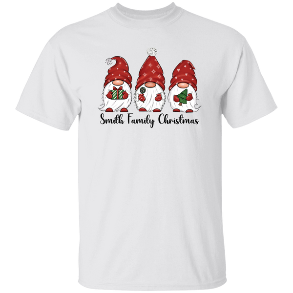 Custom Gnome Family Christmas Shirts