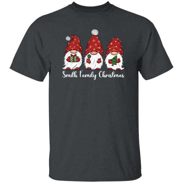 Custom Gnome Family Christmas Shirts