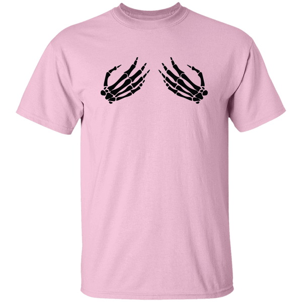 Skeleton Boob Hand T-Shirt