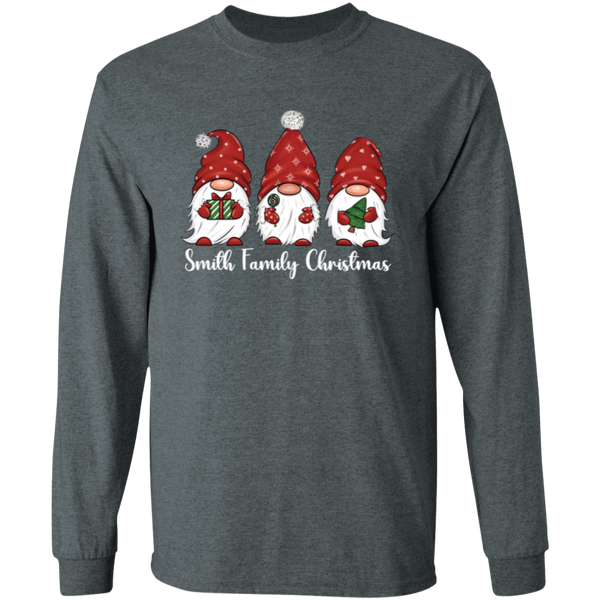 Custom Gnome Family Christmas Shirts