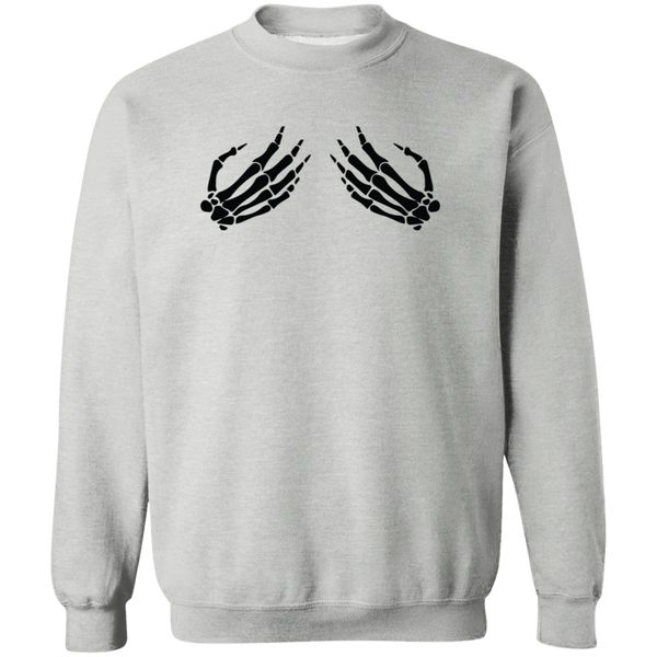 Skeleton Boob Hand Sweatshirt