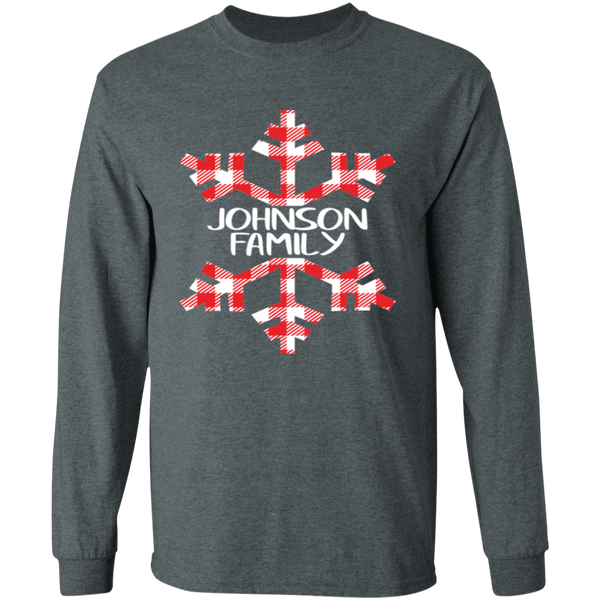 Custom Snowflake Buffalo Plaid Family Shirts