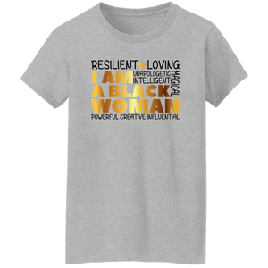 I Love Being A Black Woman T-Shirt