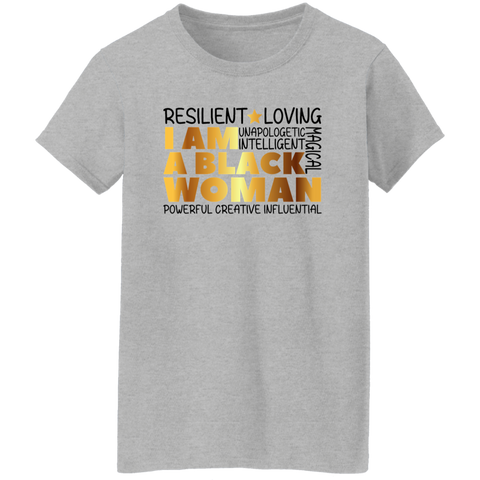 I Love Being A Black Woman T-Shirt