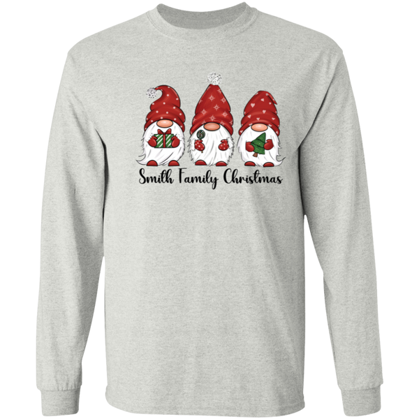 Custom Gnome Family Christmas Shirts