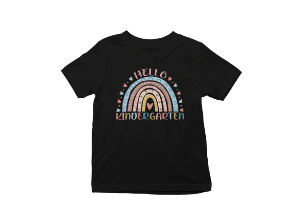 Hello Kindergarten Rainbow T-Shirt