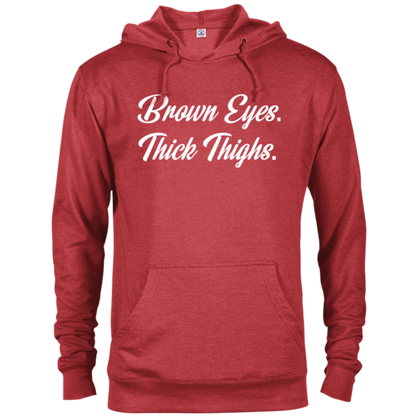 Brown Eyes Thick Thighs French Terry Hoodie