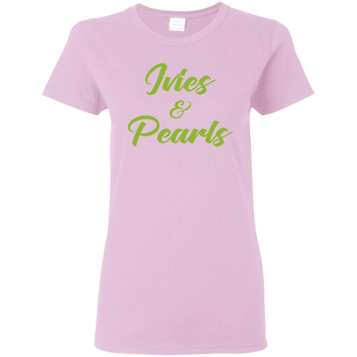 Ivies and Pearls 3 Ladies' Pink T-Shirt