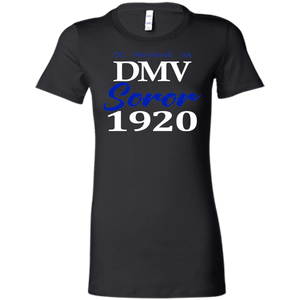 DMV Soror Blue and White Ladies' T-Shirt