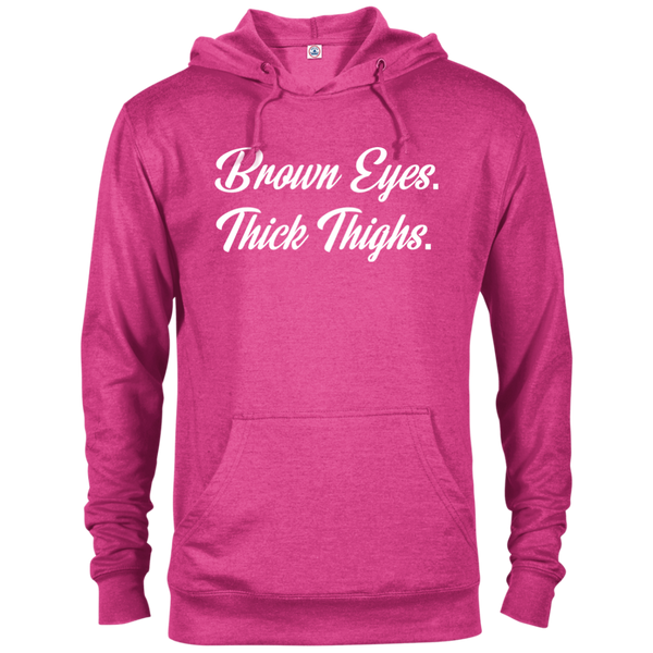 Brown Eyes Thick Thighs French Terry Hoodie