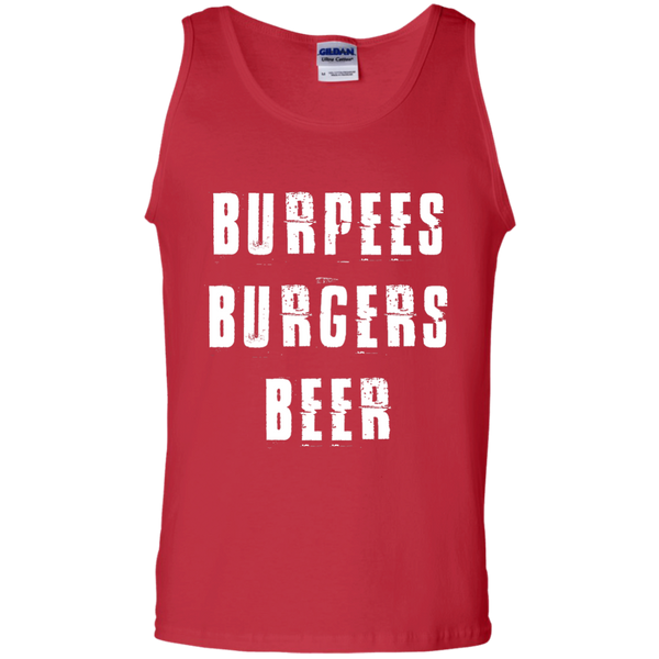 Burpees Burgers Beer Tank Top