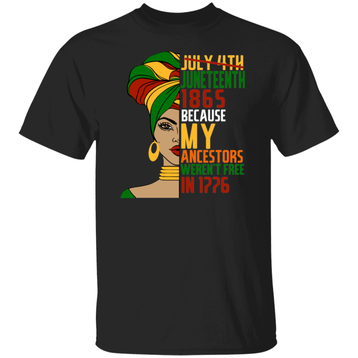 Juneteenth Woman T-Shirt