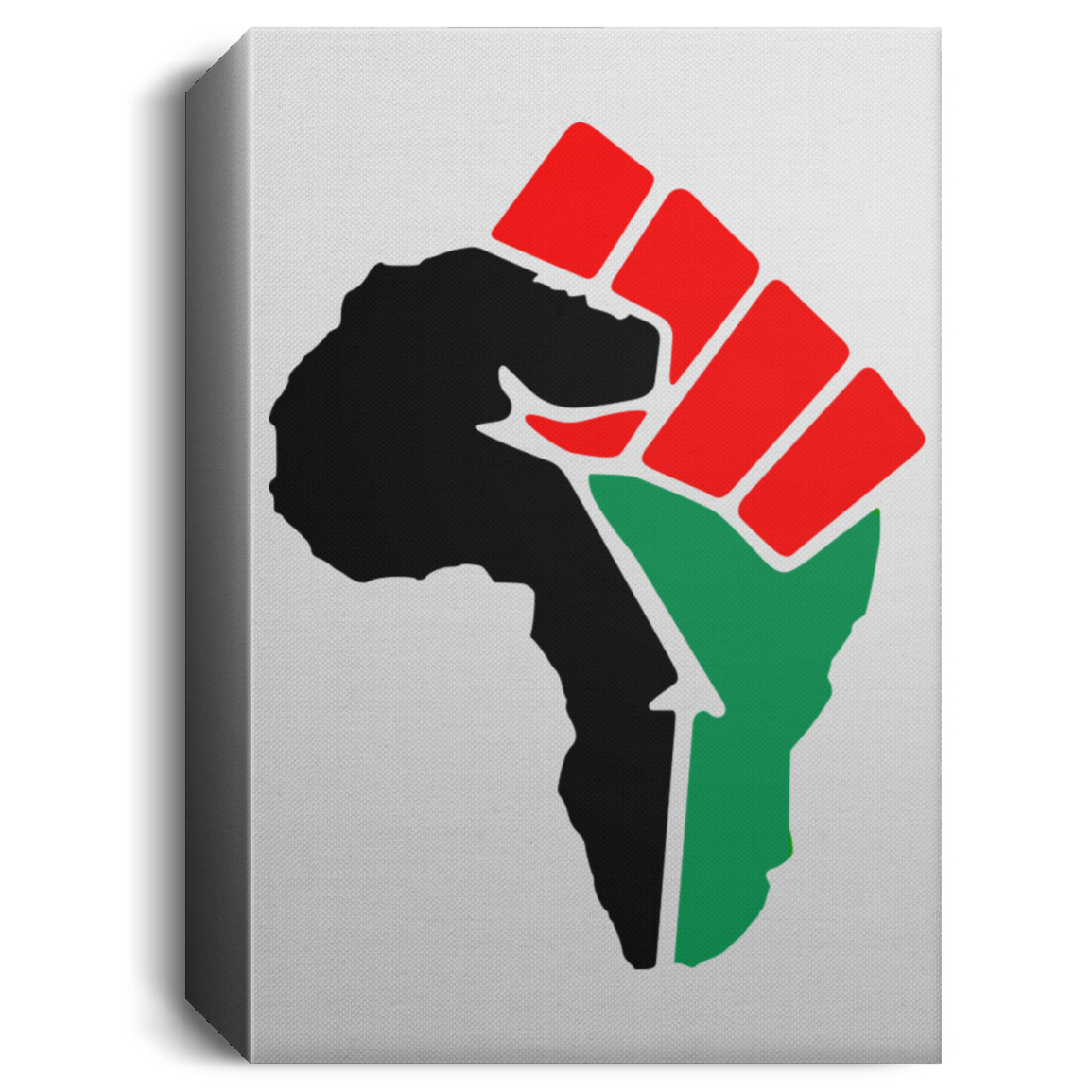 Africa Fist Canvas 1.5in Frame