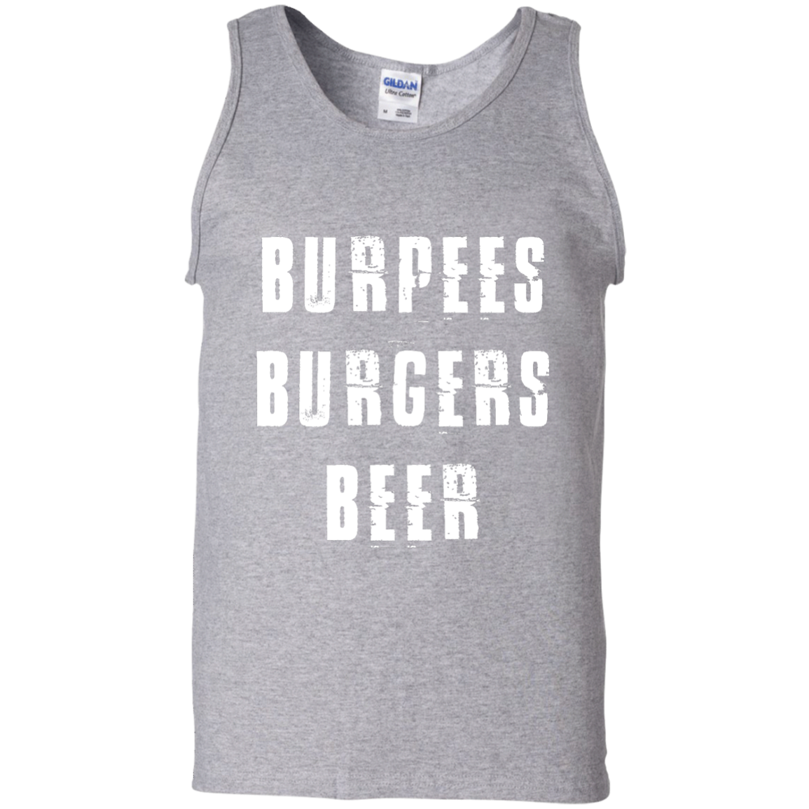 Burpees Burgers Beer Tank Top