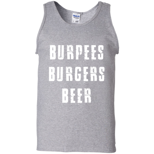 Burpees Burgers Beer Tank Top