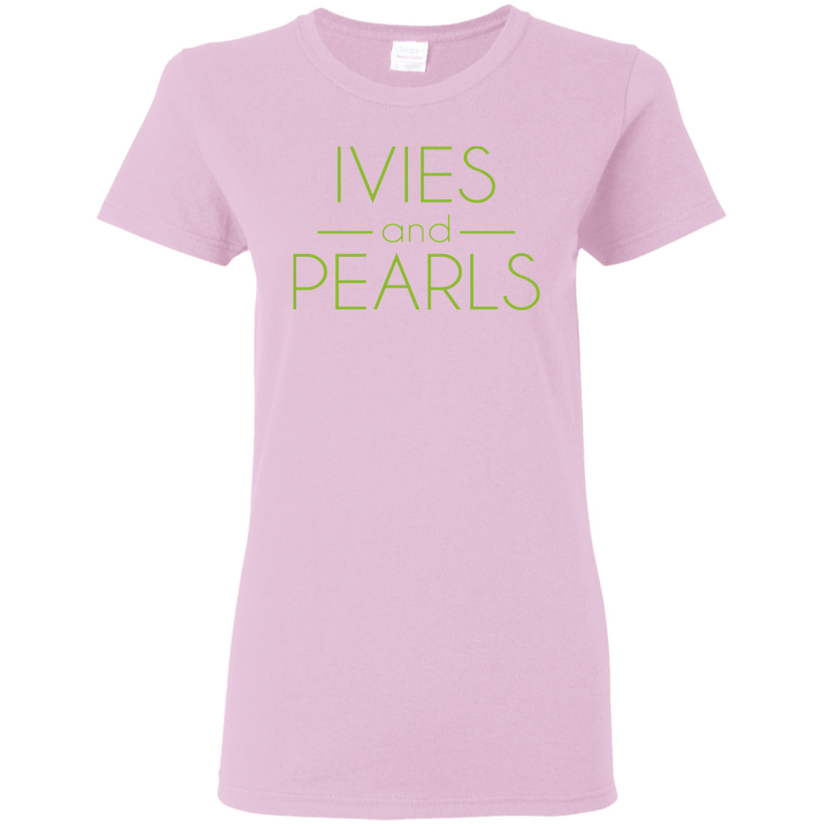 Ivies and Pearls 2 Ladies' Pink T-Shirt